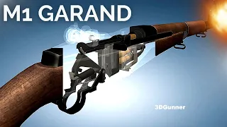 3D Animation: How a M1 Garand works (World War II)