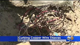 Thieves steal copper from light poles, cause light outages in San Fernando Valley