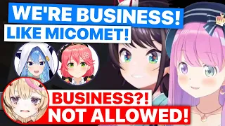 SubaLuna Is Business Like MiComet? (Subaru, Luna, Miko, Suisei / Hololive) [Eng Subs]