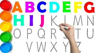 Write Alphabet A to Z | Painting ABC | Easy Learning Tutorial | ks art