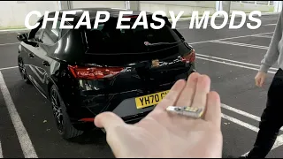 Two DIRT CHEAP must have mods for your CUPRA (**Less than £25 total**)