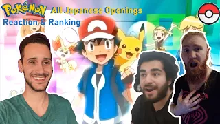 All Japanese POKEMON Openings | Reaction/Ranking ft. Truegreen7