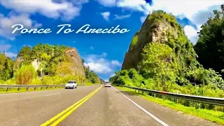 Driving in Puerto Rico 🇵🇷 - From Ponce To Arecibo😍♥️