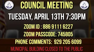 Old Bridge Township Council Meeting April 13, 2021