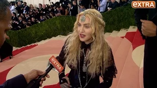 Madonna Jokes About Her 'Taped Up' Met Gala Fashion: 'I Can't Pee'