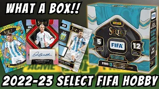 THIS BOX WAS LOADED!  2022-23 Panini Select FIFA Soccer Hobby Box!