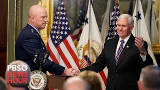WATCH: Pence celebrates anniversary of U.S. Space Force