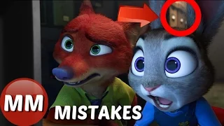 Disney Zootopia MOVIE MISTAKES You Didn't See |  Zootopia GOOFS