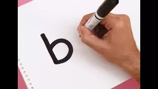 How to turn Letter "b" into a Cartoon BUG ! Fun with Alphabets Drawing for kids