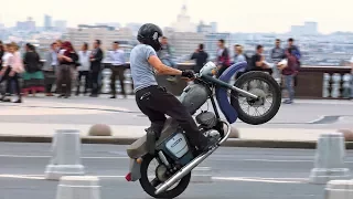 USSR Retro Bike1970 Stunt Riding