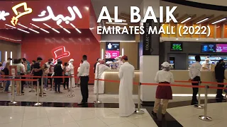 Mall of the Emirates Walking tour #Al Baik #dubai 💜🇦🇪