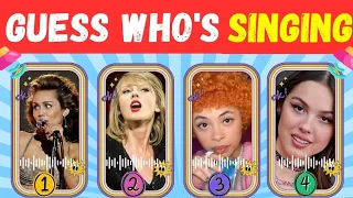 Guess Who's SINGING 2024? ✅🎤 TikTok's Most Viral Songs Edition 📀🎵 Ice Spice, Taylor Swift, Tyla