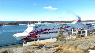 Tallink Silja Viking Line TimeLaps Mariehamn 02.04.2013