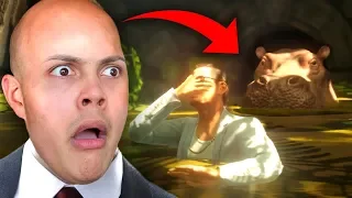 TARGET GETS EATEN BY HIPPO (Hitman 2)