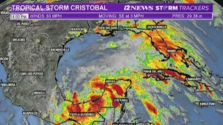 Tropical Storm Cristobal weakens over Mexico