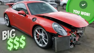 Buying A Totaled Porsche GT3 From Copart Salvage Auction