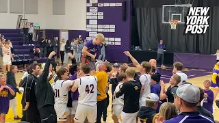 7th grader wins $10K by sinking 4 baskets in 25 seconds 🏀 | New York Post