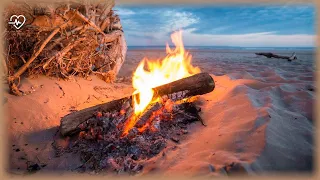 Звуки костра на пляже 🔥 Campfire Sounds Full HD 1080