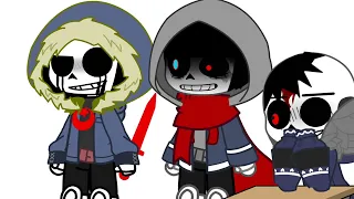 Move and I’ll Shoot Your Father. (Sans Aus/Murder Time Trio/Different Timelines/Gacha Club)