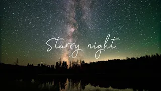relaxing Jazz piano｜7 songs about stars｜Starry night