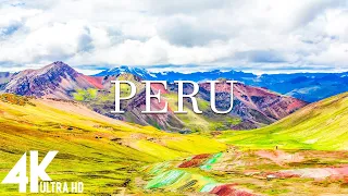 FLYING OVER PERU (4K UHD) - Relaxing Music Along With Beautiful Nature Videos - 4K Video HD