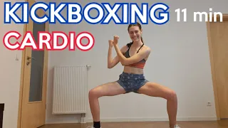 11 MIN KILLER KICKBOXING CARDIO HIIT | No equipment, all standing, burn fat at home