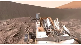 NASA's Curiosity Mars Rover at Namib Dune (360 view)