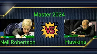 Neil Robertson v/s Barry Hawkins - Master 2024 - Round 16 match - who will go quarter final ?
