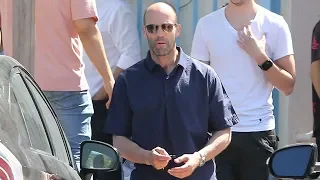 Jason Statham Treats Fans Like Family In Malibu