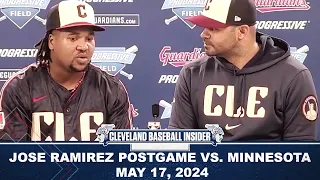 Jose Ramirez Talks About Game-Winning Home Run Against Twins, Guardians News