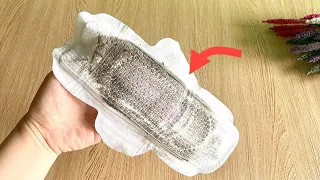 💥 8 great USES of SANITARY NAPKIN that you should keep in your pocket! Tips 365