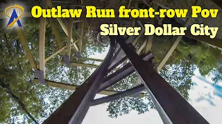 Outlaw Run Front Row POV at Silver Dollar City
