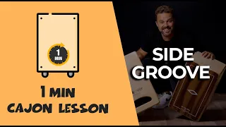 One Minute Cajon Lesson - Simple & Easy Side Groove