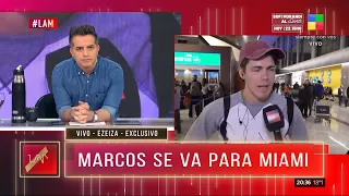 MARCOS GINOCCHIO en VIVO: "CON JULI TENEMOS UNA CONEXIÓN MUY LINDA"