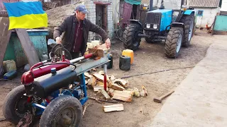 Зробили дровокол ,а він не працює! Спалили НШ-32 Проблеми із запуском. Дрова колоти це не в сусіда П