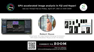 The Virtual Pub: Robert Haase, TU Dresden, on "GPU-accelerated image analysis in Fiji and Napari"