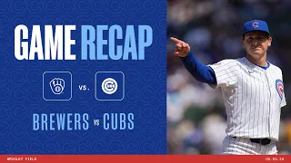 Cubs vs. Brewers Game Highlights | 5/3/24