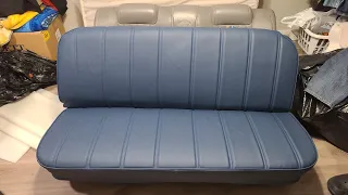 67-72 Chevy Truck Bench Seat Foam and Upholstery