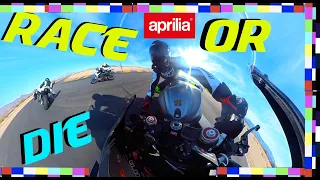 MOTORCYCLE MADNESS At The Race Track [Aprilia RSV4 vs ALL]