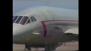 Concorde landing and starting in Barbados