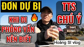 🔴CHÚ Ý Đơn Dự Bị Khi Đi Phỏng Vấn Xuất Khẩu Lao Động Nhật Bản | Thực Tập Sinh Nhật Bản@Hoangsi93