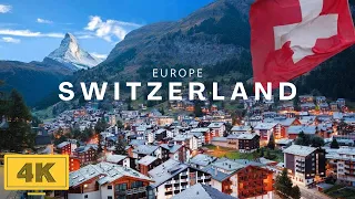 Switzerland in 8K ULTRA HD HDR - Heaven of Earth (60 FPS)| Relaxation Film of Beautiful Nature.