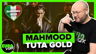 REACTION: MAHMOOD - TUTA GOLD' // SANREMO 2024 FINALE! // 6TH PLACE