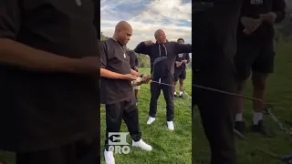 Dr. Dre Teaching Big Boy How to Use a Bow and Arrow 🏹