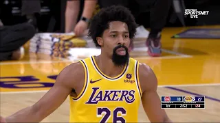 Spencer Dinwiddie Lakers Debut |  Lakers Highlights