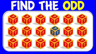【Easy, Medium, Hard Levels】Can you Find the Odd Emoji out & Letters and numbers in 15 seconds? #77