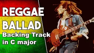 Reggae Ballad Backing Track in C major