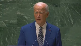 Biden critica 'agressão russa' na ONU | AFP