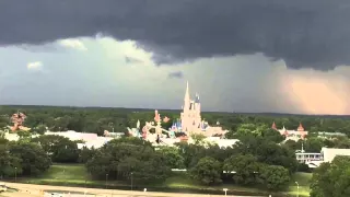 July 3, 2015 Lightning storm over Magic Kingdom