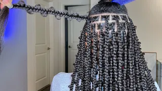 DETAILED JUNGLE BOX BRAIDS TUTORIAL | VERY DETAILED PARTING TECHNIQUE